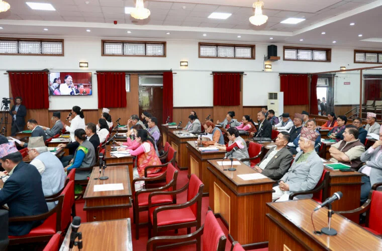 राष्ट्रियसभामा बजेटमाथि छलफल : बजेट कार्यान्वयन, ऋण व्यवस्थापन र कर नीतिमा प्रश्न