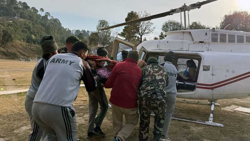 गत आवमा १०३ गर्भवती तथा सुत्केरीको निःशुल्क हवाई उद्धार